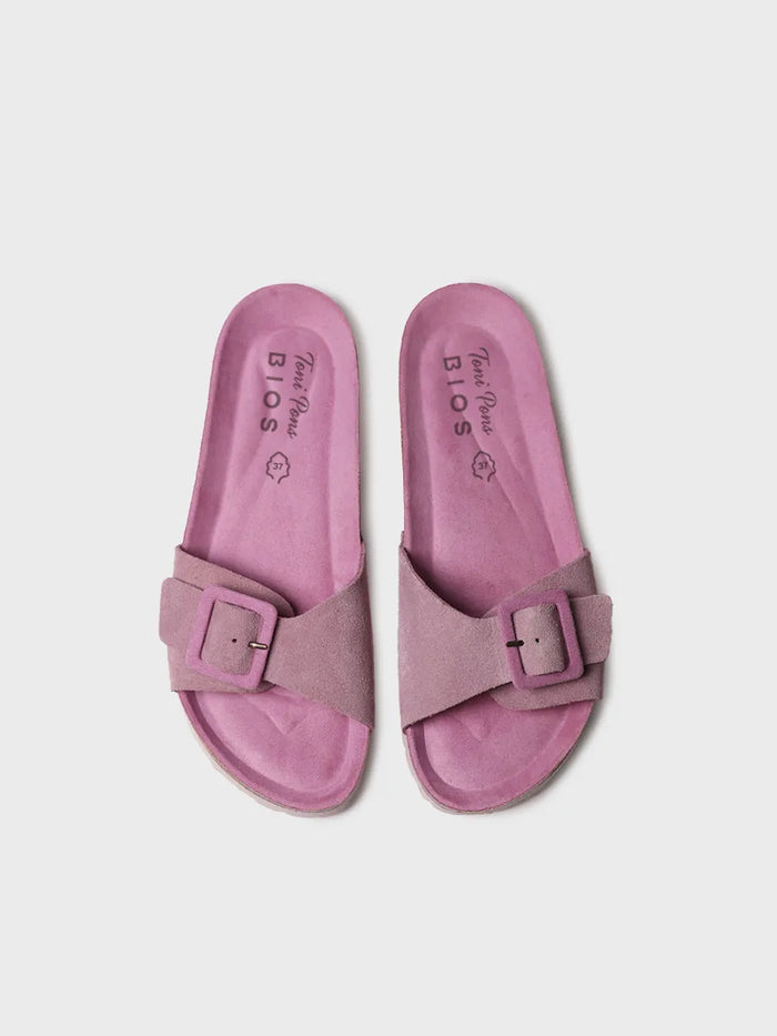toni pons GLIDE-QT - Sandalia BIO de mujer con hebilla y suela de corcho | GLIDE-QT Rebajas de fin de temporada