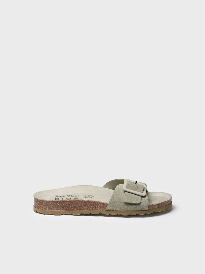 toni pons GLIDE-QT - Sandalia BIO de mujer con hebilla y suela de corcho | GLIDE-QT