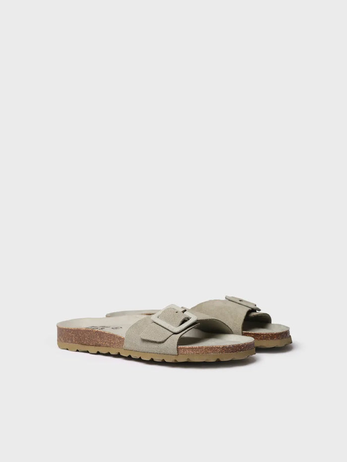 toni pons GLIDE-QT - Sandalia BIO de mujer con hebilla y suela de corcho | GLIDE-QT Precio ultrabajo