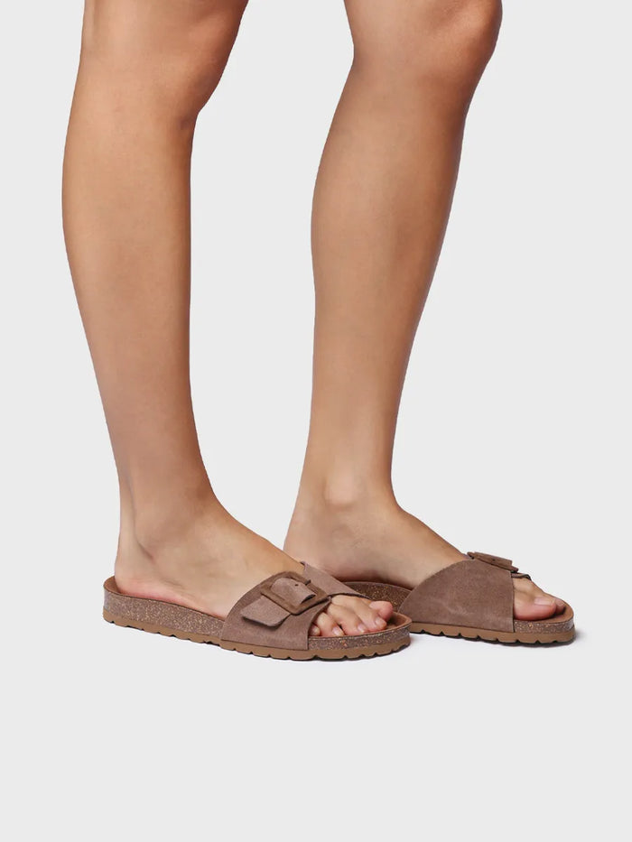 toni pons GLIDE-QT - Sandalia BIO de mujer con hebilla y suela de corcho | GLIDE-QT Devoluciones gratuitas