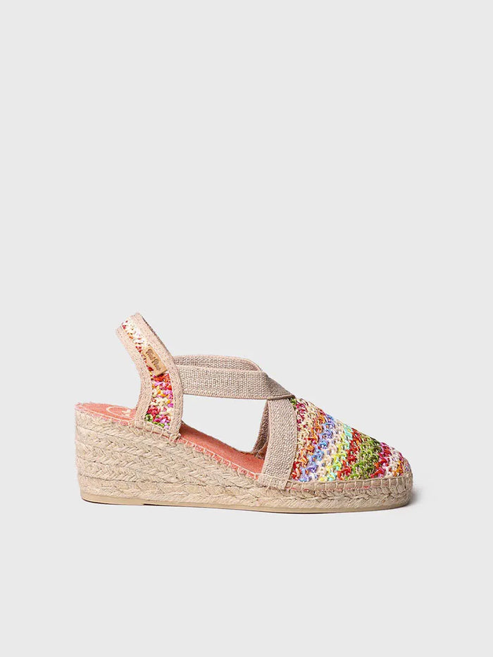 toni pons TERRA-NZ - Alpargata vegana en rafia multicolor | TERRA-NZ Venta caliente