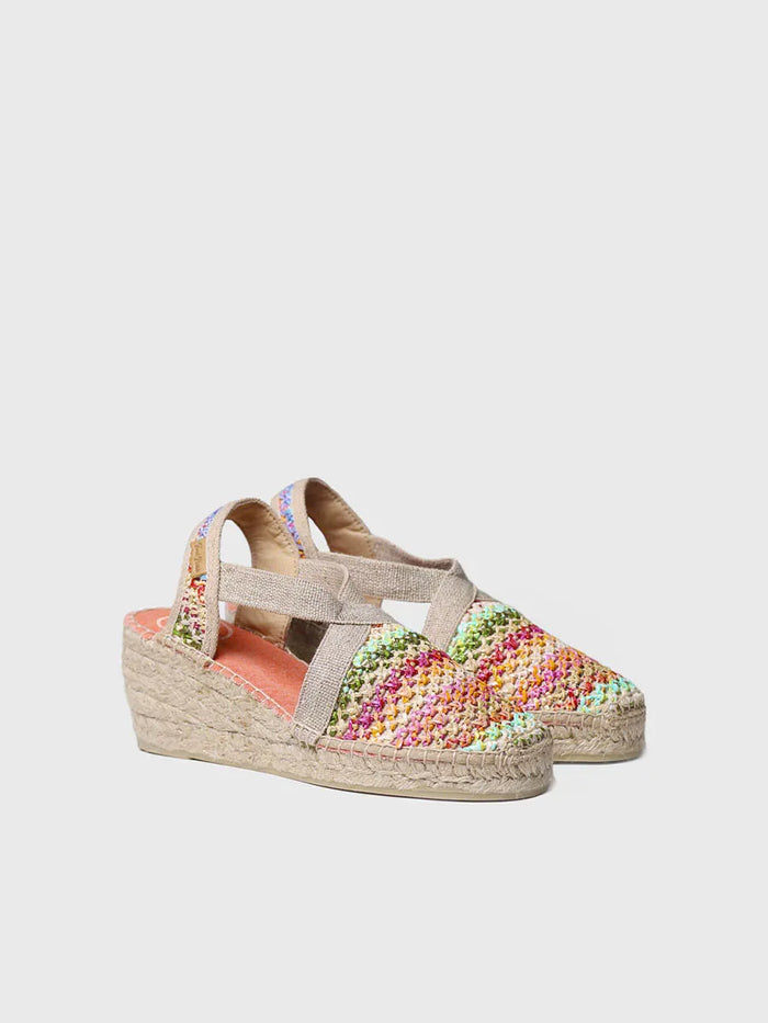 toni pons TERRA-NZ - Alpargata vegana en rafia multicolor | TERRA-NZ Venta caliente