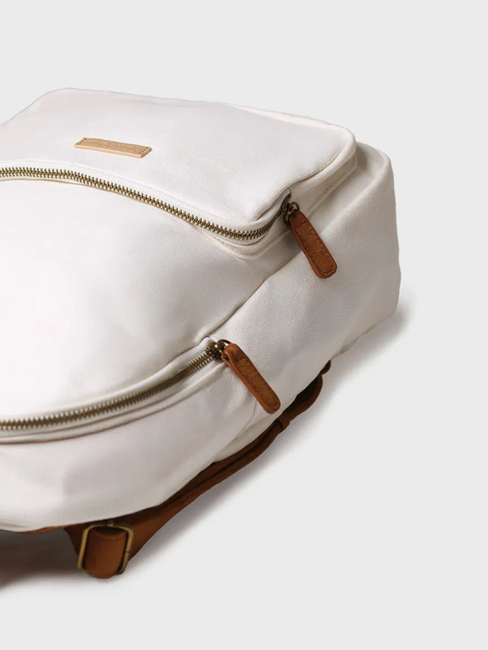 toni pons GLORIA - Mochila de lona de algodón con tiras en ante vegano | GLORIA Envío gratis
