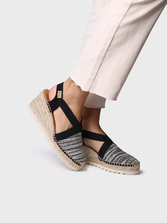 toni pons TERRA-CL - Alpargata de cuña media en tejido multicolor | TERRA-CL Rebajas