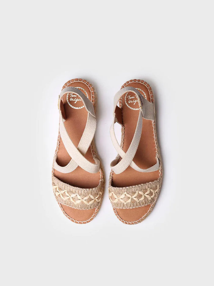 toni pons SUSA-BN - Sandalia de cuña de yute para mujer | SUSA-BN Descuento por venta flash