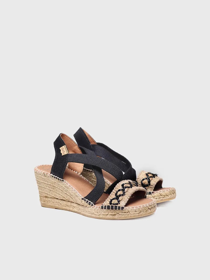 toni pons SUSA-BN - Sandalia de cuña de yute para mujer | SUSA-BN Ofertas de temporada