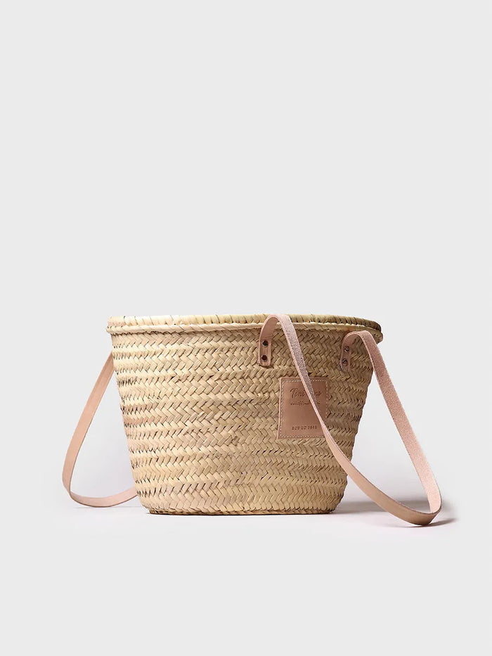 toni pons GOMERA - Capazo de mimbre para mujer con asas de piel | GOMERA Oferta especial