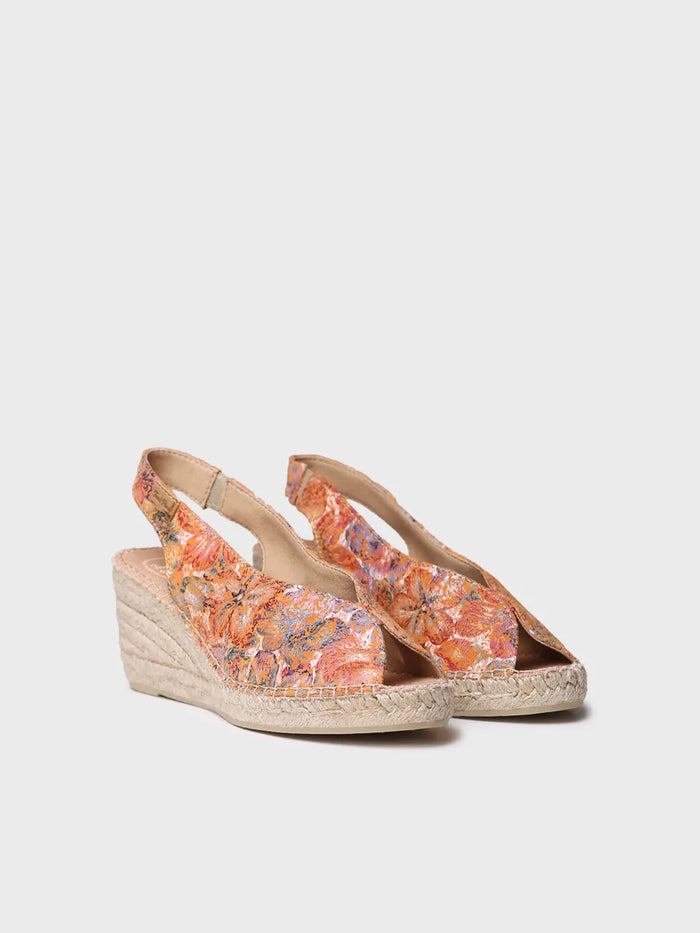 toni pons LAILA-LL - Alpargata peep toe de mujer en piel multicolor | LAILA-LL Solo hoy