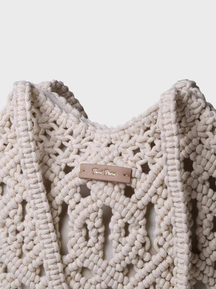 toni pons MARISSA - Bolso en macramé con bolsillo | MARISSA Gran oferta