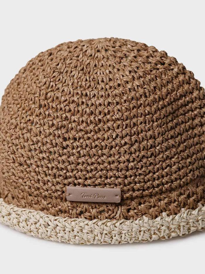 toni pons SANDRA - Sombrero vegano en crochet de papel | SANDRA Rebajas de fábrica