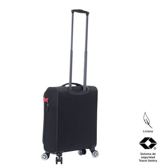 totto Maleta Liviana S - Black Oferta especial de fábrica