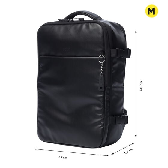 totto Mochila Grow - Black Liquidación