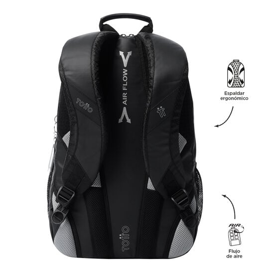 totto Mochila Teck - Negro Grandes ahorros