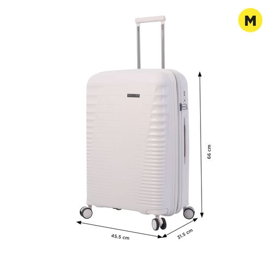 totto Maleta Traveler M - White Sand Promoción por tiempo limitado