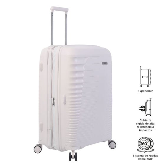 totto Maleta Traveler M - White Sand Promoción por tiempo limitado