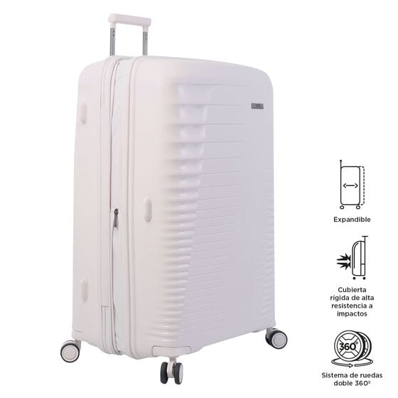 totto Maleta Traveler L - White Sand Solo hoy