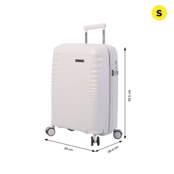 totto Maleta Traveler S - White Sand Grandes descuentos