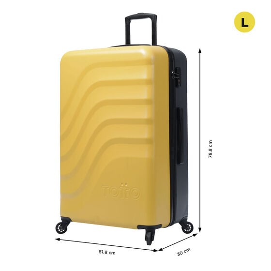 totto Maleta Bazy L -Super Lemon Precios de Black Friday