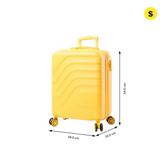 totto Maleta Bazy+ S - Super Lemon Última moda