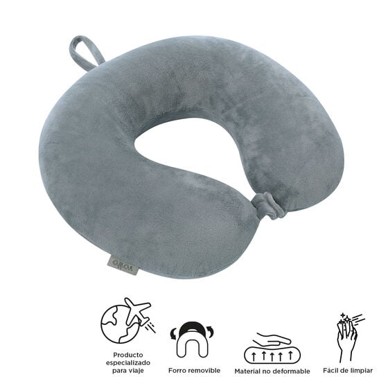 totto Almohada de viaje Pylot - Titanium Ofertas especiales