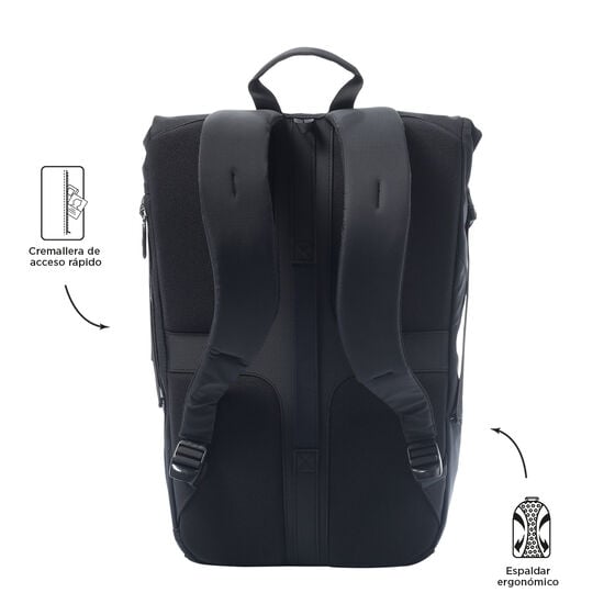 totto Mochila Chicago - Negro Rebajas de fin de temporada