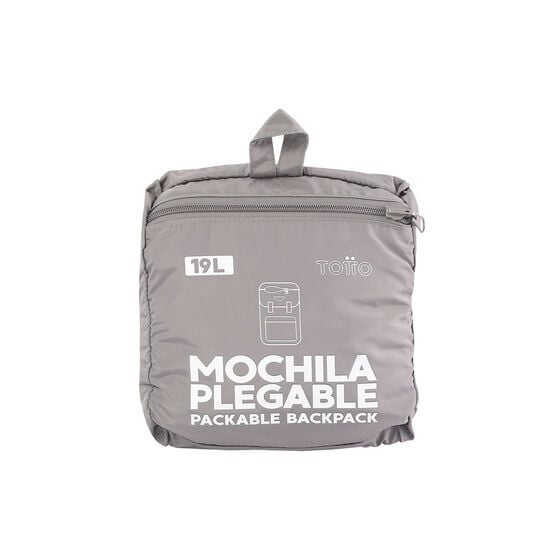 totto Mochila plegable Collapse - Titanium Liquidación