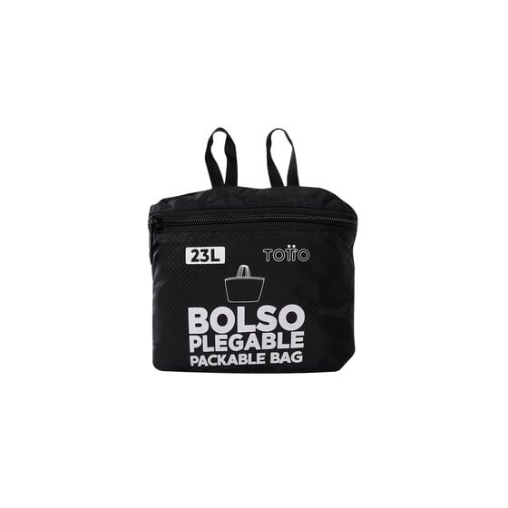 totto Bolso plegable Ramel - Negro Rebajas online