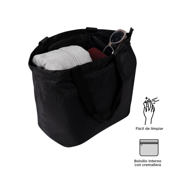 totto Bolso plegable Ramel - Negro Rebajas online