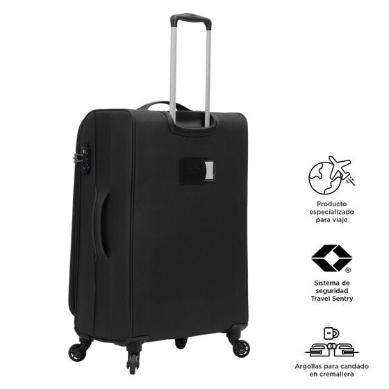 totto Maleta Travel Lite M - Negro Últimos 3 días