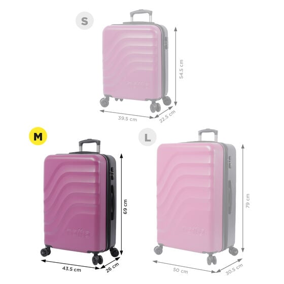 totto Maleta Bazy+ M Rosa Descuento