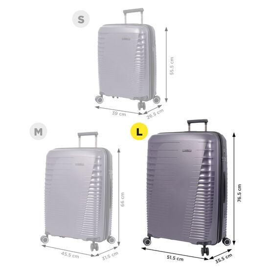 totto Maleta Traveler L - Morado 2 Rebajas online