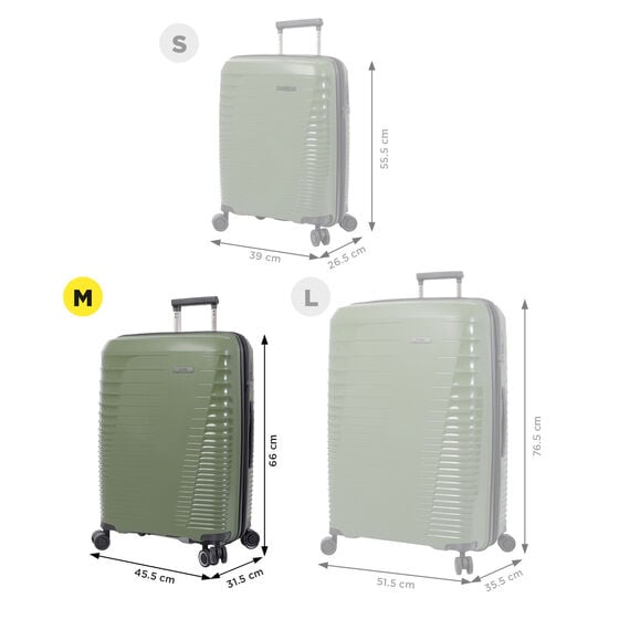 totto Maleta Traveler M - Verde ÚLTIMAS EDICIONES