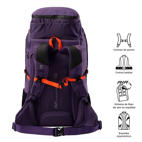 totto Mochila Summit 45 - Morado Promoción trimestral