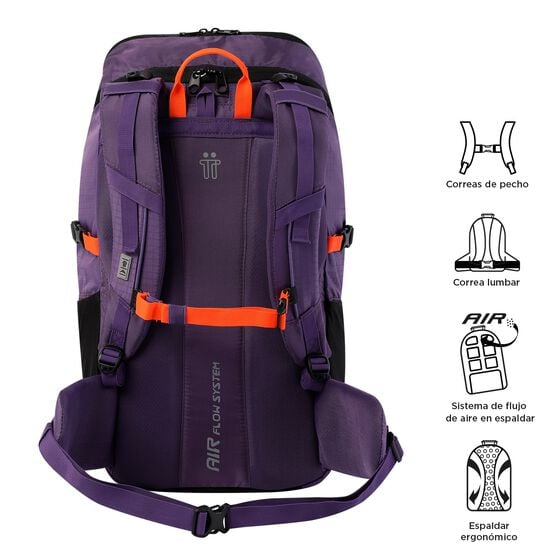 totto Mochila Summit 20 - Morado Liquidación