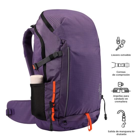 totto Mochila Summit 20 - Morado Liquidación