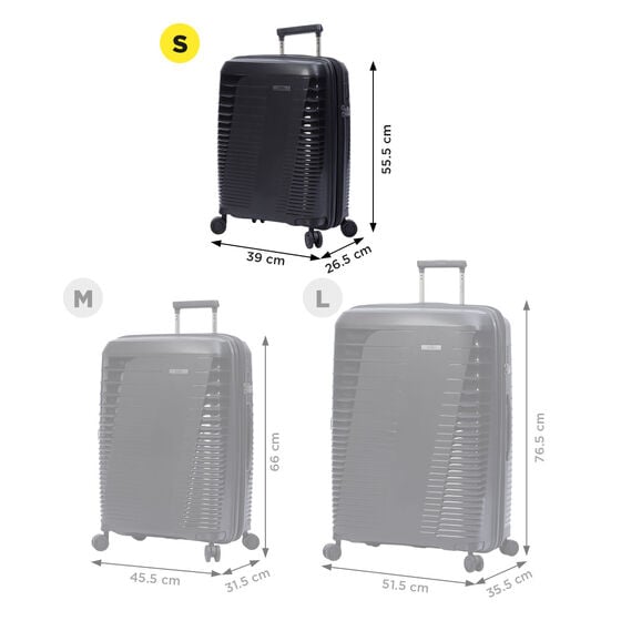 totto Maleta Traveler S - Negro Oferta especial
