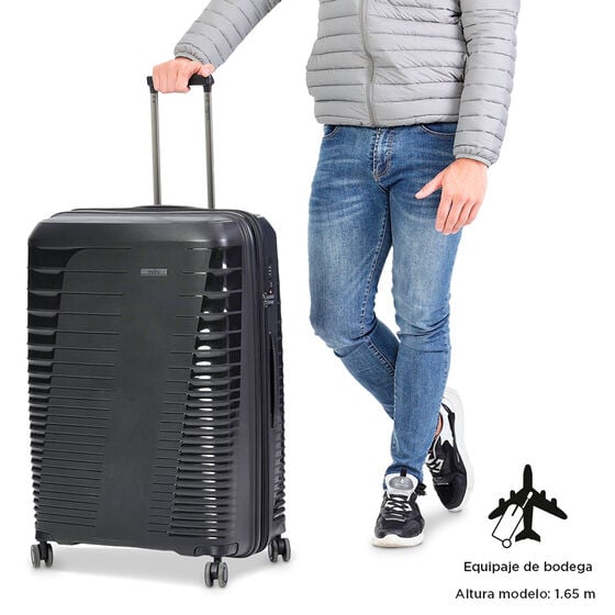 totto Maleta Traveler L - Negro ÚLTIMAS EDICIONES