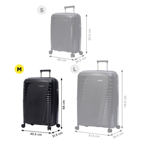 totto Maleta Traveler M - Negro Últimos 2 días