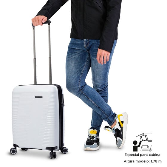 totto Maleta Traveler S - Blanco Liquidación