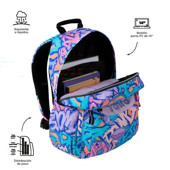 totto Mochila Acuareles - Broad COMPRAR AHORA