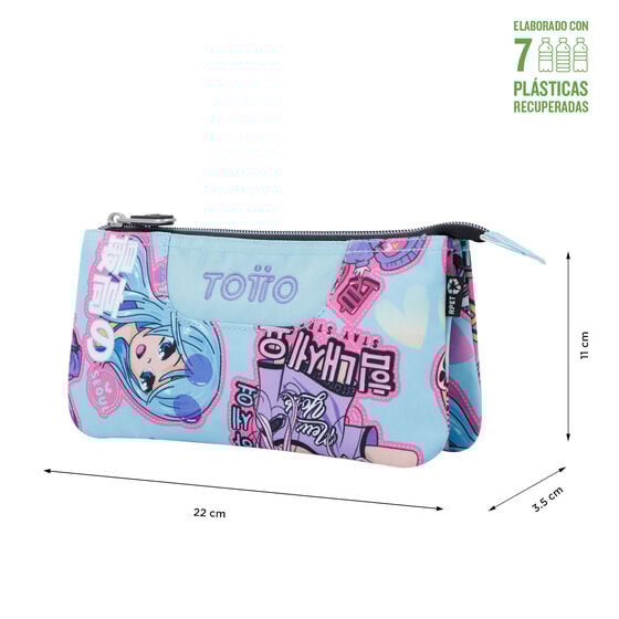 totto Estuche Tablero - Anime Girls Último día