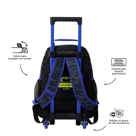 totto Mochila de ruedas Mettaverse M Rebajas de fin de temporada