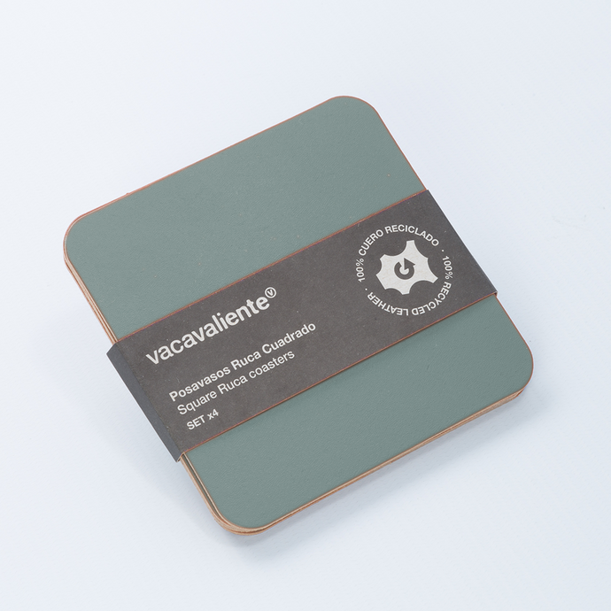 vacavaliente | Posavasos x4 Ruca Cuadrado Eucalyptus Descuentos del mes