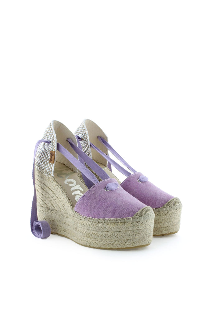vidorreta Sandalia lona eco malva Greco Precio ultrabajo