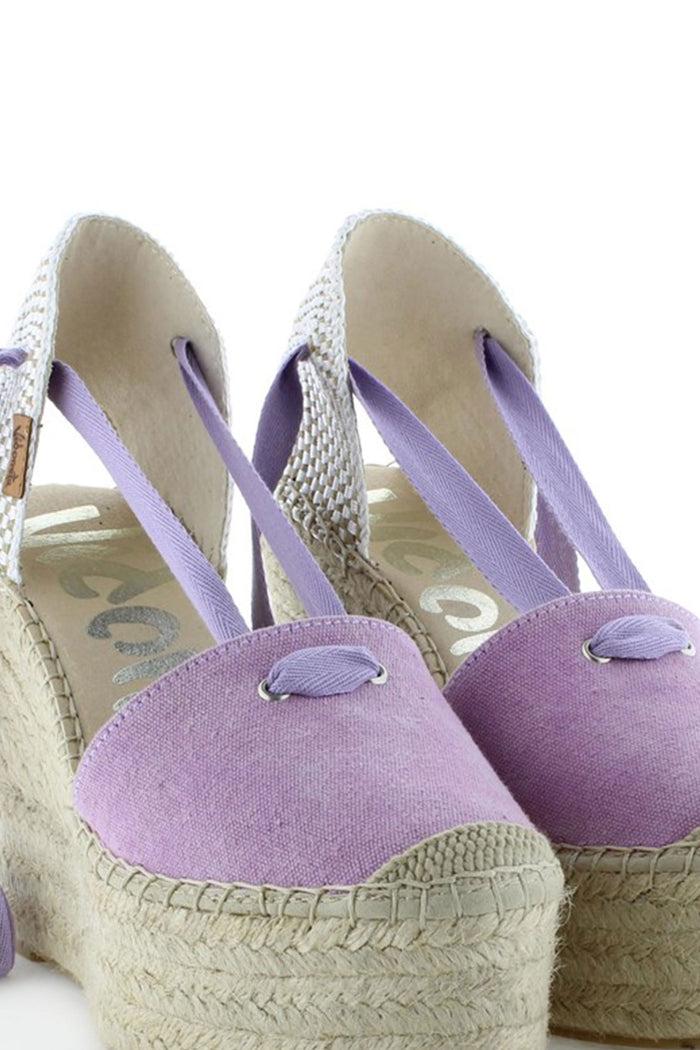 vidorreta Sandalia lona eco malva Greco Precio ultrabajo