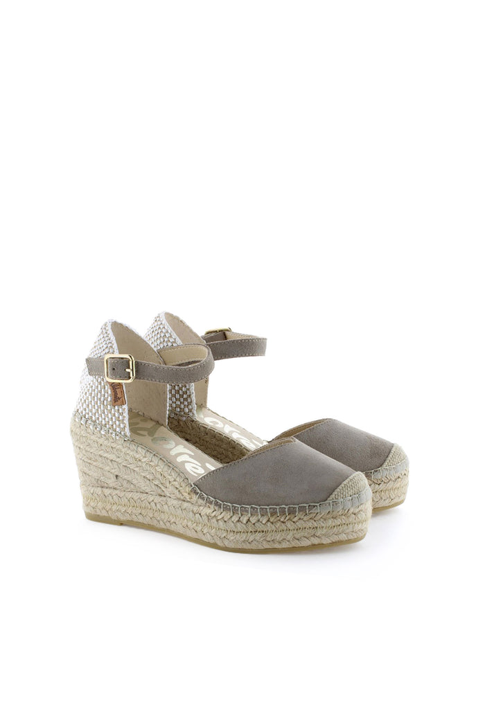 vidorreta Sandalia pico serraje taupe Tilo 5 Gran oferta