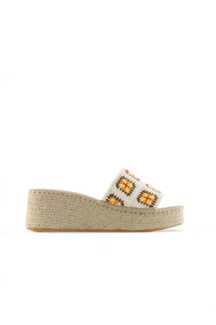 vidorreta Zueco crochet apricot Vinci Rebajas online