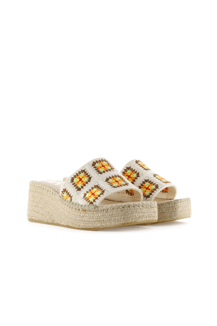 vidorreta Zueco crochet apricot Vinci Rebajas online