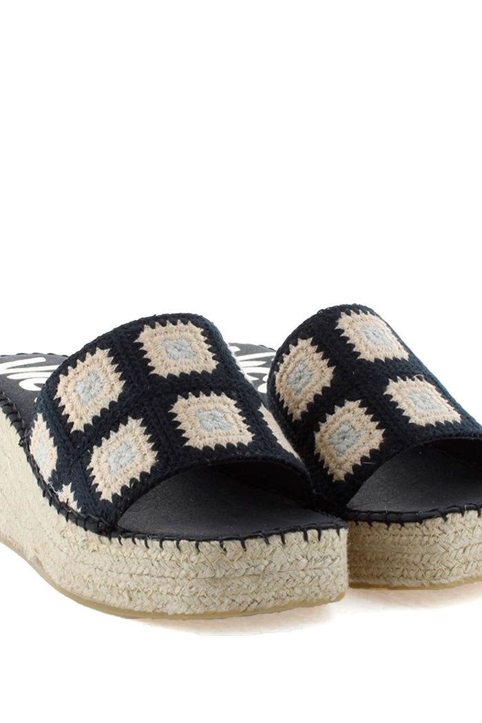 vidorreta zueco crochet negro Vinci Envío gratis