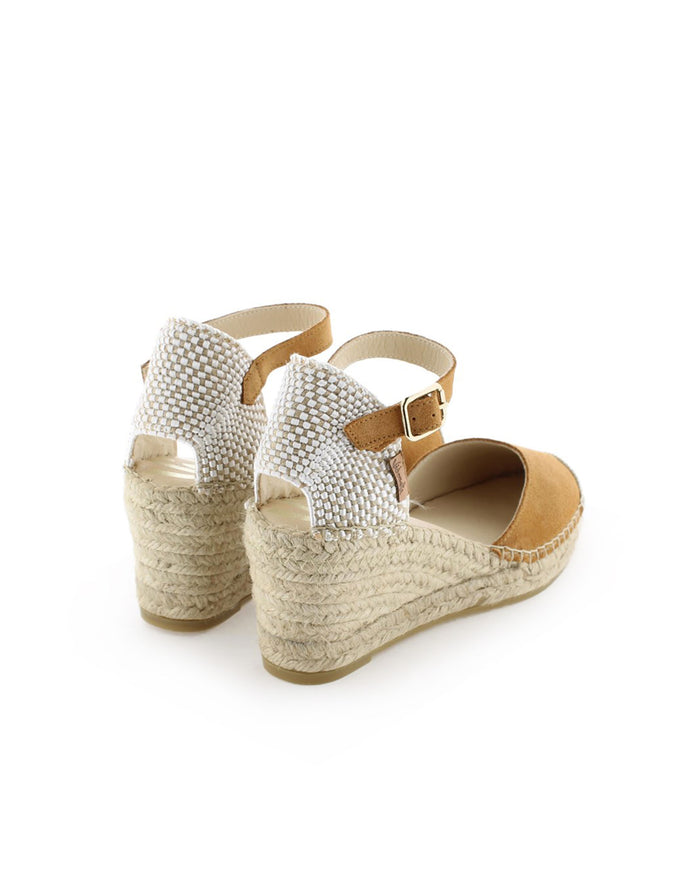 vidorreta Sandalia en serraje cuero Clavel En oferta